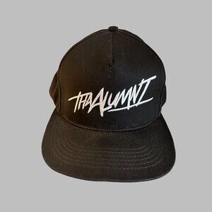 Tha Alumni X DOPE Black Logo Spell Out Snapback Hat Cap Mens Streetwear Hip Hop